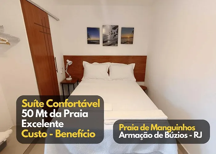Confortável Suíte, 50mt Praia de Manguinhos Búzios